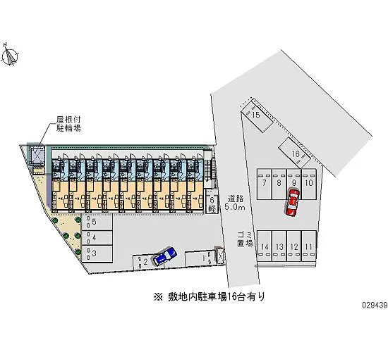 ★手数料０円★高岡市戸出伊勢領　月極駐車場（LP）